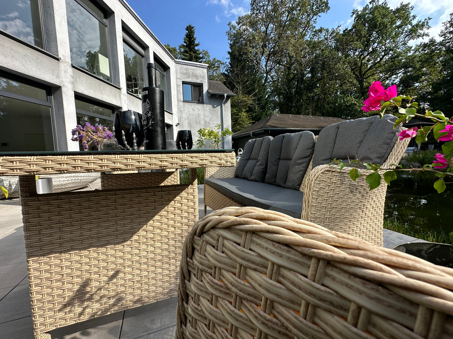 gartenlounge rattan