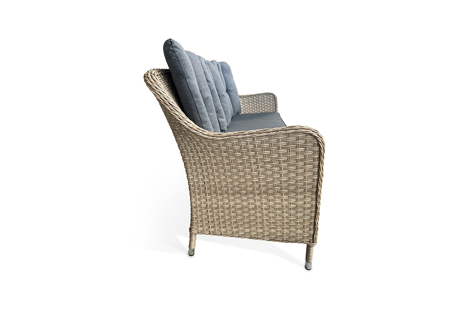 Walkerhill Polyrattan Garten-Garnitur 5-Personen