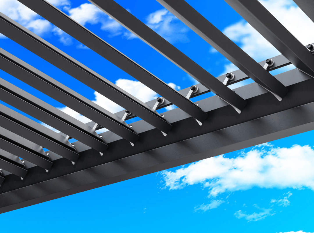 Skypergs Plus Pergola Aus Aluminium Mit Doppelten Lamellen