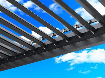 Skypergs Plus Pergola Aus Aluminium Mit Doppelten Lamellen