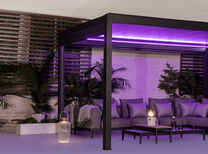 Skypergs Plus Pergola Aus Aluminium Mit Doppelten Lamellen