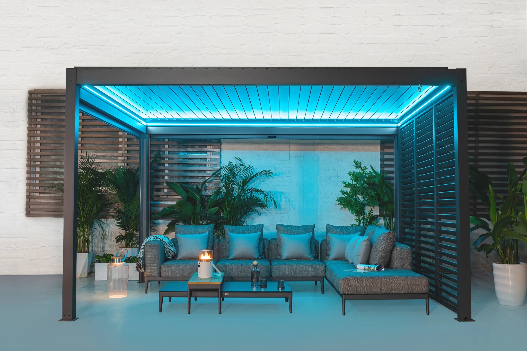 Pergola Skypergs Lite mit LED-Leuchten